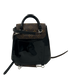 Springs, 1.200&euro;, Bolso, Marrón/Negro, Canvas - General/Cuero - Charol, Vista trasera